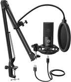 FIFINE Studio Condenser USB Microphone Computer PC Microphone Kit by FIFINE