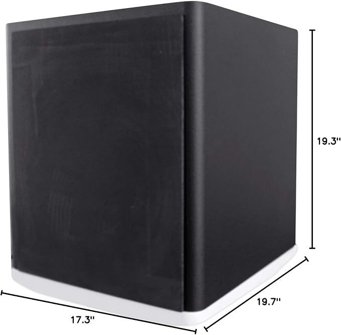 Rockville APM10W Active Studio Subwoofer in White, MDF Wood, RCA/XLR/Optical - Image 9