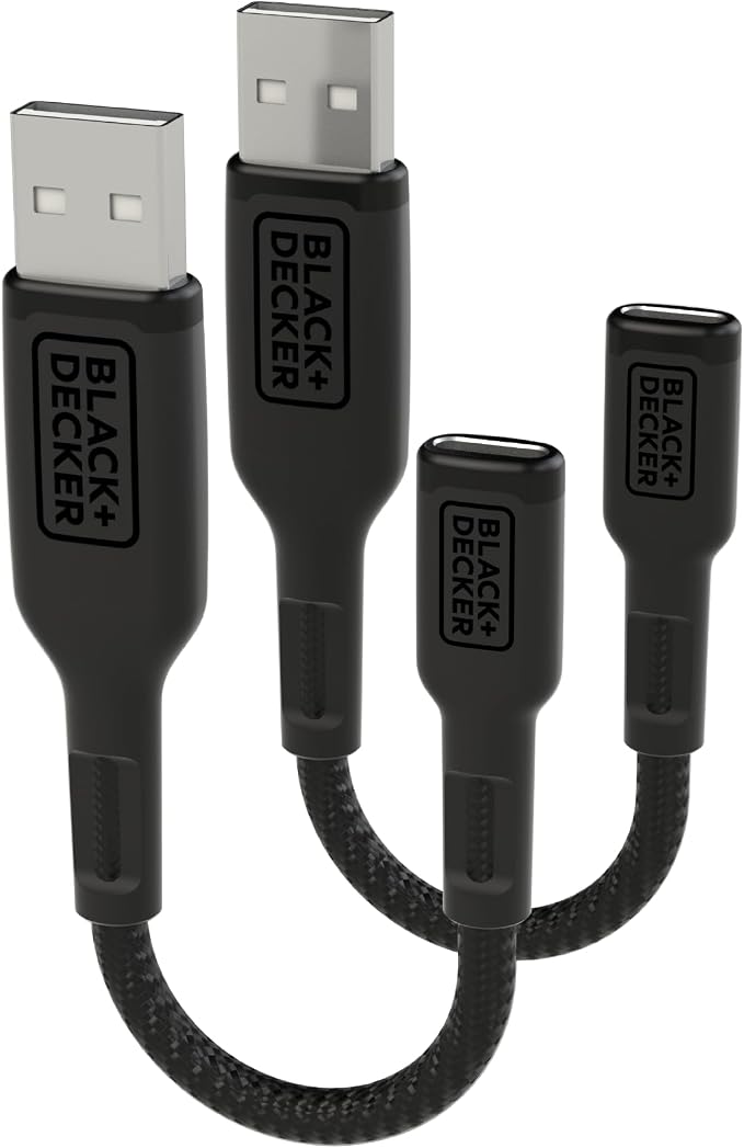 BLACK+DECKER USB C to USB Adapter, Type C Female to USBA Male OTG Cable USBA to by BLACKDECKER