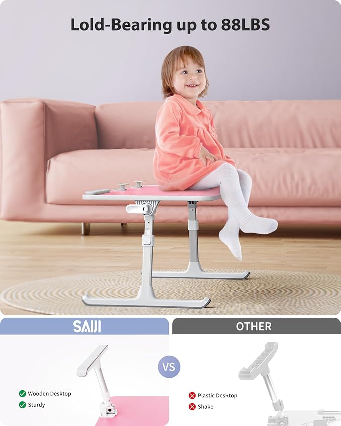 SAIJI Height & Angle Adjustable Laptop Stand - Image 2