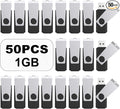 TOPESEL 50PCS 1GB USB 2.0 Flash Drives Bulk Pack Swivel Memory Stick Thumb by TOPESEL