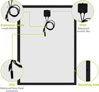 Newpowa 9BB Cell 200W Monocrystalline 200 Watt 12V Solar Panel High Efficiency - Image 5