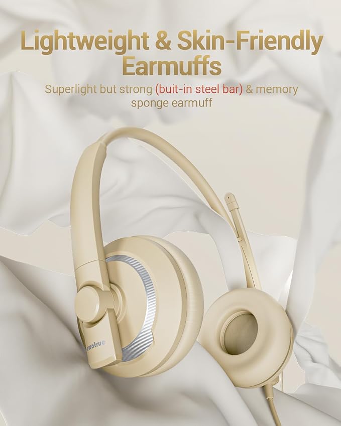 USB Headset with Microphone for PC Laptop - Image 2