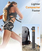 EUCOS 62" Phone Tripod, Tripod for iPhone & Selfie Stick Tripod - Image 5