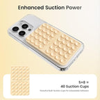 Klearlook Silicone Suction Cup Phone Case Mount Double Sided, Sticky Phone Grip - Image 3