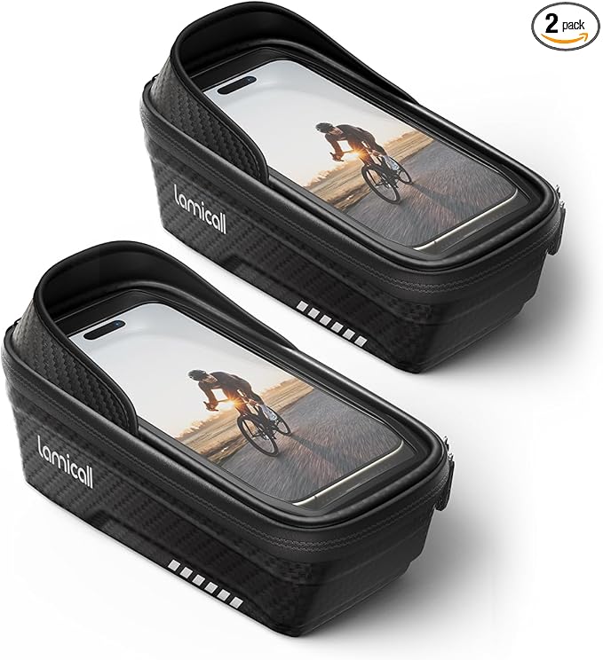 Lamicall 2 Pack Bike Frame Bag Waterproof by Lamicall