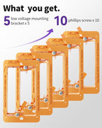 VCE Low Voltage Mounting Bracket Single Gang Wall Plate, Flush Low Voltage Box - Image 9