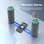 RIENOK Portable Bluetooth Speaker 30W Dual Pairing True Wireless Stereo HD - Image 4