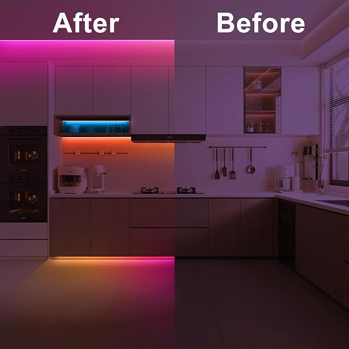 16.4ft Bluetooth RGB+IC COB Led Strip Light - Image 6