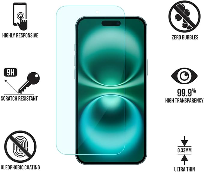 4 Pack Anti Blue Light Screen Protector - Image 3