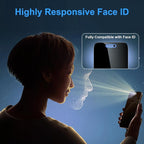 OneFish Screen Protector for iPhone 14 Pro Max Privacy, 4-Way 360° Anti-Spy - Image 6