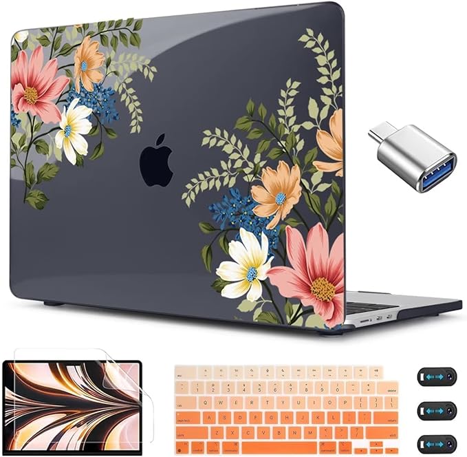 CISSOOK Compatible with MacBook Air 13.6 Inch Case 2025 2024 2023 2022 by CISSOOK