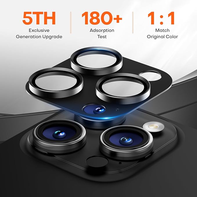 Camera Lens Protector for iPhone 16 Pro Max/16 Pro/iPhone 15 Pro Max/15 - Image 3