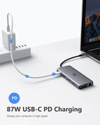 LIONWEI Laptop Docking Station Dual Monitor, 11-in-1 to 4K HDMI, Gigabit - Image 7