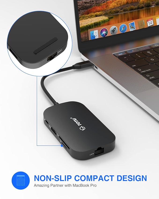 USB C Hub, 9-in-1 Type C Hub - Image 7