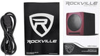 Rockville APM10B Active Studio Subwoofer in Black, MDF Wood, RCA/XLR/Optical - Image 6