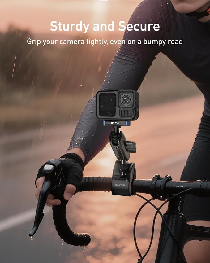 TELESIN Super Clamp Mount | Bike Handlebar Mount - Image 7