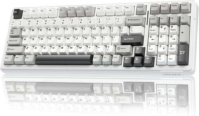 AULA F99 Wireless Mechanical Keyboard, Tri-Mode BT5.0/2.4GHz/USB-C Hot by AULA