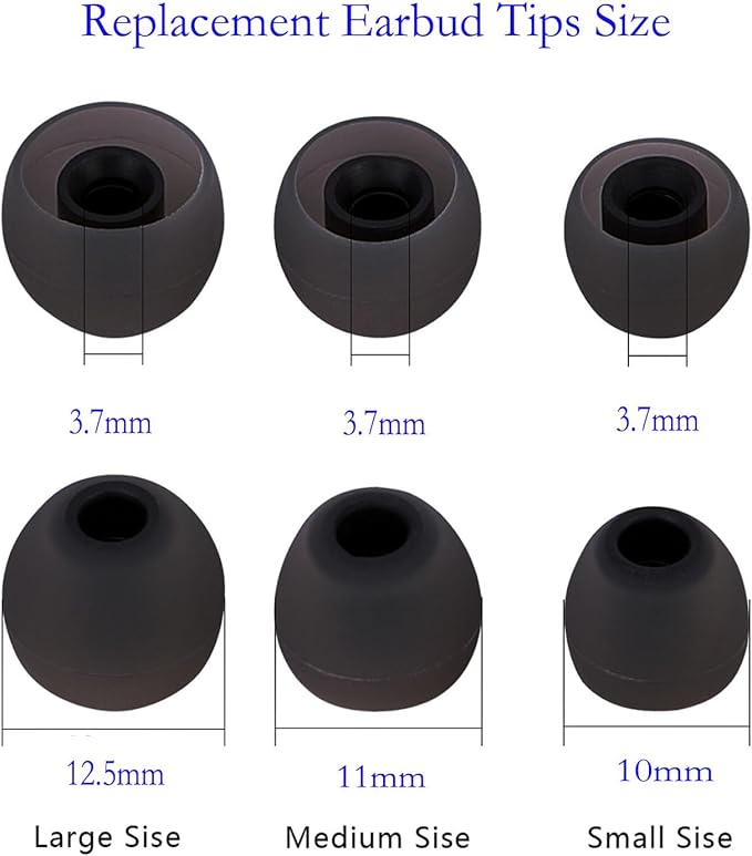 Earbud Tips Replacement Earbud Tips Ear Bud Replacement Pieces Silicone Soft - Image 4