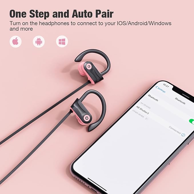 Boean Bluetooth Headphones, Wireless Earbuds - Image 9