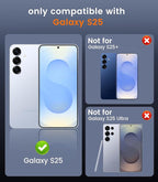 Slim Thin for Samsung Galaxy S25 Case, Compatible - Image 2