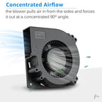 GDSTIME 120mm x 32mm USB Blower Fan - Image 4
