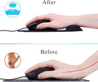 JIKIOU Mouse Pad, 2 Pack Ergonomic Mouse Pads - Image 3
