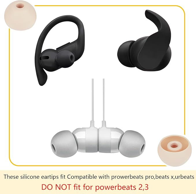 Silicone Replacement Earbud Tips Ear Tips Compatible - Image 3