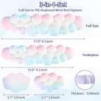 Cloud Wrist Rest Keyboard, Cloud Keyboard Wrist Pad Set - Image 7