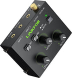LiNKFOR 2 Channel 3.5mm Audio Mixer Stereo Audio Mixer Support RCA Input and by LiNKFOR