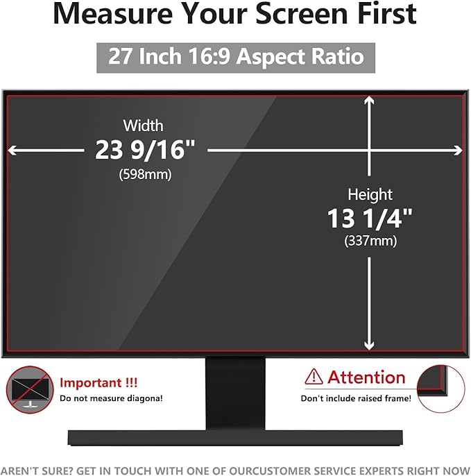 27 Inch Computer Privacy Screen Shield - Image 2
