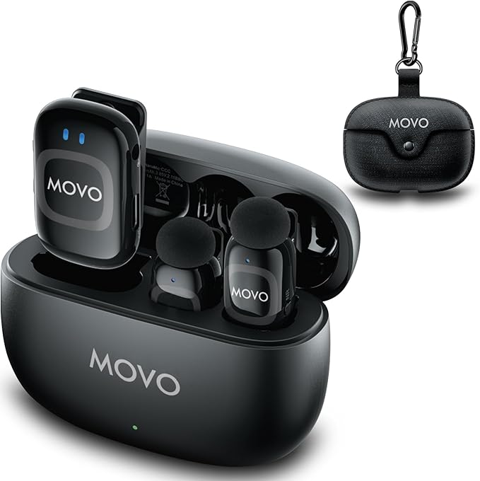 Movo NanoMic Wireless Lavalier Microphone by Movo