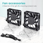 2 Packs Wathai 60mm x 10mm USB Computer Fan 5V - Image 6