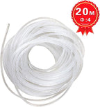 65FT XHF 4mm Clear Spiral Cable Wrap Cord - Image 6