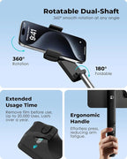 Viozon Portable Selfie Stick, Lightweight Extendable Stainless Steel Tube - Image 4
