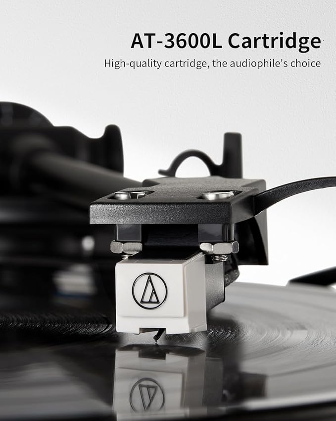 ANGELS HORN Vinyl Record Player, Hi-Fi System Bluetooth Turntable Players - Image 4