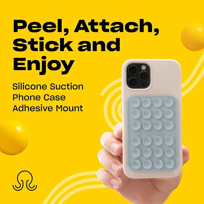 Classic MAX - Silicone Suction Phone Case Adhesive Mount - Hands-Free, Strong - Image 2