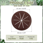 PATIKIL Desk Grommet 3-3/16", Deep Brown - Image 2
