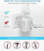 VINTAR Foldable Type M Adapter for South Africa - Image 6