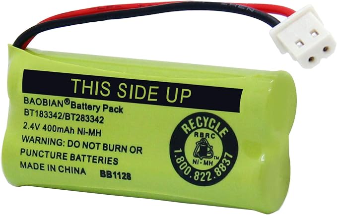 BT183342/BT283342 2.4V 400mAh Ni-MH BT166342/BT266342 BT162342/BT262342 - Image 5