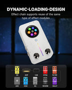 MOOER Prime M2 Multi Effects Processor Headphone Amp, AI Stereo Bass Guitar - Image 4