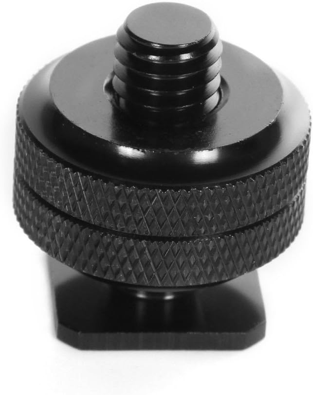 SLOW DOLPHIN 1/4 Inch Hot Shoe Mount Adapter Tripod Screw - Image 5