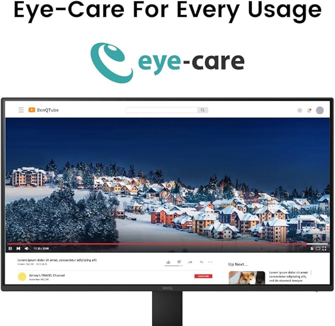 BenQ GW2791 27” 1080p FHD 100Hz IPS Eye-Care Monitor, DisplayPort, Ultra Slim - Image 6