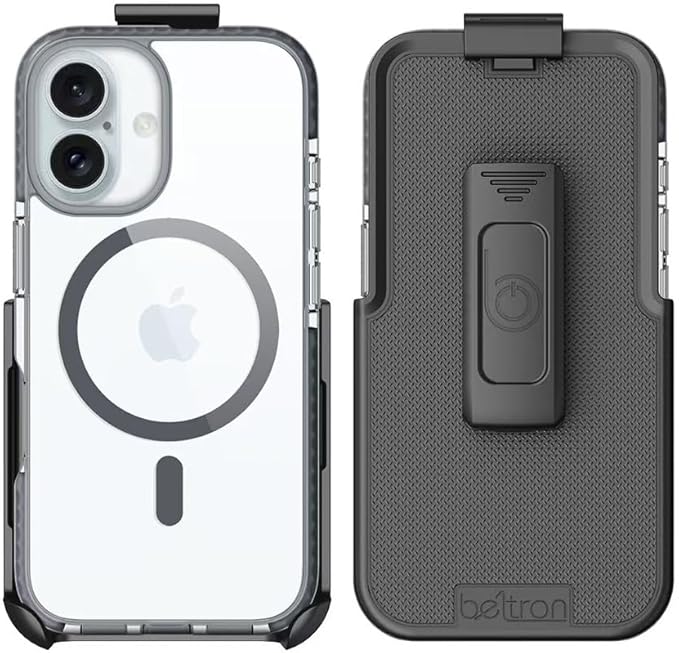 BELTRON Belt Case for iPhone 16 Plus, Slim Protective Transparent Case & - Image 2