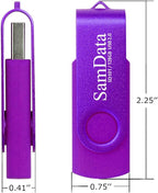 SamData 128GB USB Flash Drives 1 Pack 128GB Thumb Drives Memory Stick Jump Drive - Image 4