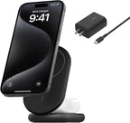 Belkin MagSafe-Compatible Charger, 2-in-1 Magnetic Foldable Charger 15W by Belkin