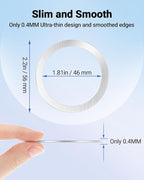 Magnetic Wireless Charging Magsafe Ring-6 PCS, Ultra-Thin Magsafe Sticker - Image 6