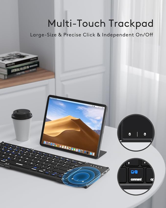 Samsers Foldable Bluetooth Keyboard - Image 4