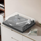 Turntables Record Player Wireless Output Connectivity Vinyl Player Belt-Drive - Image 8