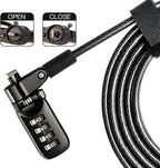 I3C Laptop Cable Lock 4 Digital Combination Lock Security Computer Cable Lock - Image 4